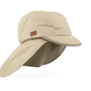 Casquette protège-nuque anti-UV beige Soway